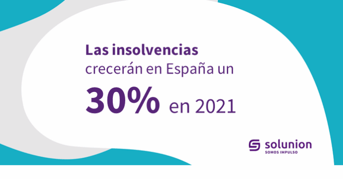 Las insolvencias crecerán en España en 2021. Solunion