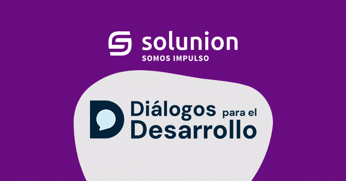 logotipos de Solunion uy Diálogos para el desarrollo